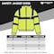 Northmon Safety Hi-Vis Bomber Rain Jacket, 100% Polyester 300D Oxford, Class 3 Safety Yellow, M NM-SJ-100-YW-M - alternate 4